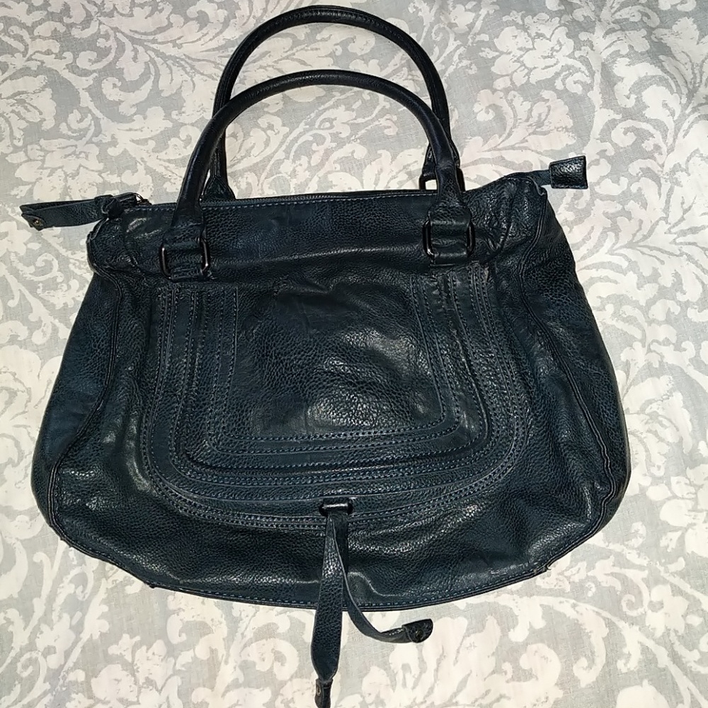 Dark Blue Satchel